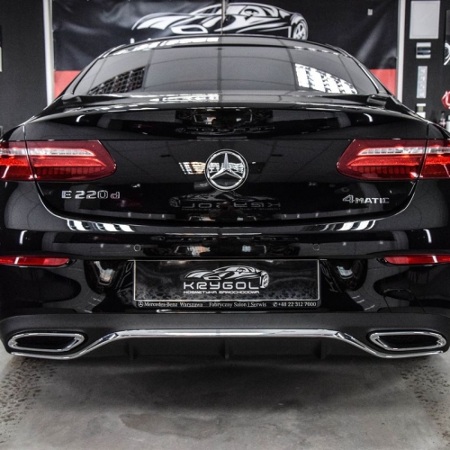 Mercedes C coupe black